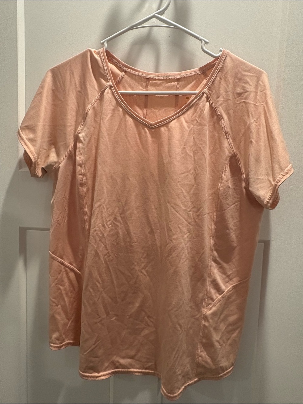 tek gear Peach Short Sleeve V-Neck Tee